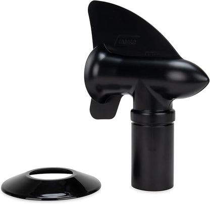 Camco Cyclone RV Sewer Vent Cover - Uses the Power of the Wind to Draw Holding Tank Odors Out of the RV, Trailer, or Camper - Easy Tool-Free Installation (40597)