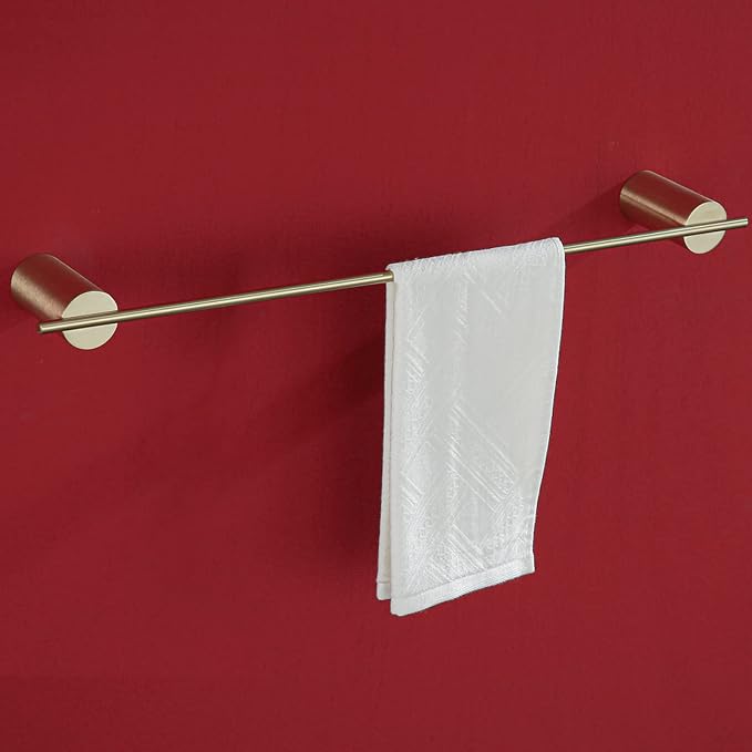 RANDOM Brushed Gold Towel Bar Rack Holder 24 inch Hand Towel Holder for Bathroom Kitchen Hardware Accessories Wall Mount 96068-2-24BG
