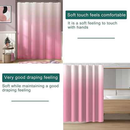 Shower Curtain Liner, 100% Waterproof Peva Shower Curtains with 3 Duty Heavy Bottom Magnets and 12 Rust Proof Grommets, 72x72 Weighted Shower Liner for Shower Stall, Bathtubs