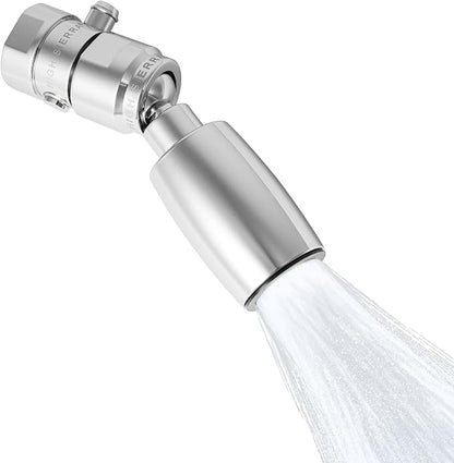 High Sierra® - CLASSIC™ Solid Lead-Free Metal 1.25 GPM Award Winning. Ultra Low Flow Shower Head with Trickle Valve. Patented Nozzle Never Clogs - Polished Chrome Finish