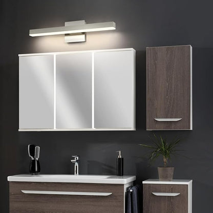 Joossnwell Bathroom Vanity Lighting Fixtures Over Mirror Brushed Nickel | 23.62 Inch bathroom Lights Fixtures Modern Vanity Light Bar Wall Mount Sconces Lamps 18W 4000K