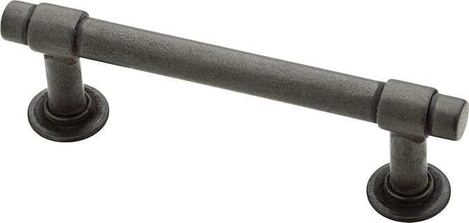 Franklin Brass Francisco (1-Pack) Cabinet Handles 3" Hole Center Pulls | Soft Iron Hardware for Kitchen Drawers, Dressers, Furniture P29520-SI-C