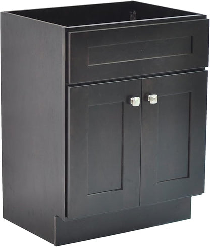 Design House Brookings Bathroom Vanity, 24", Espresso | Adjustable Hinges, Freestanding, Contemporary/Modern, Wood, Bath, 586966