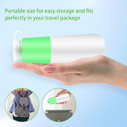 Portable Bidet - LLest Electric Rechargeable Mini Handheld Travel Bidet Sprayer with Travel Bag and USB Cable for Personal Cleaning | Women and Men | Baby & Postpartum Essentials(Green)