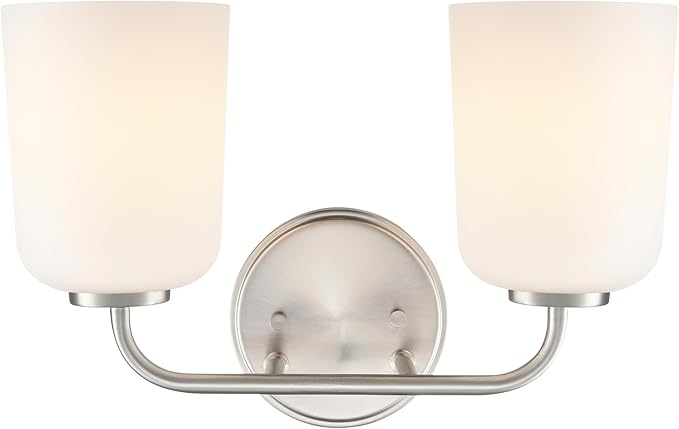 ML Lighting 214202-BN Laphia 14" Wide 2-Light Vanity - Brushed Nickel