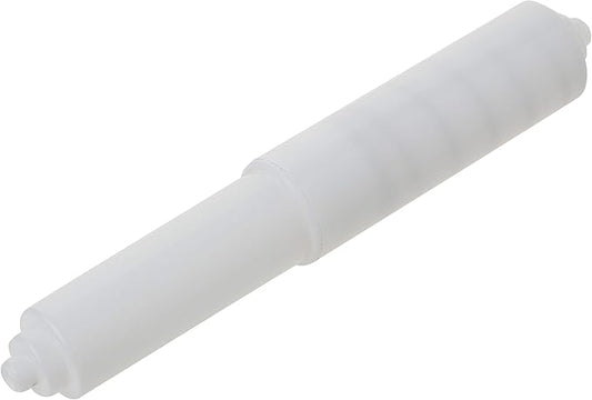 DANCO Spring-Loaded Toilet Tissue Holder Rod, White, 1-Set (88648), +