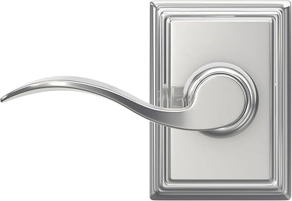 SCHLAGE Lock Company Addison Trim with SCHLAGE Hall and Closet Lever, Bright Chrome (F10 ACC 625 ADD)