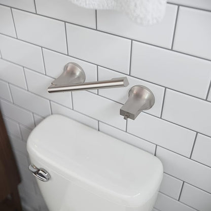 Pfister BPHPFM0GS Pfirst Modern Toilet Paper Holder, Spot Defense Brushed Nickel (Pack of 3)