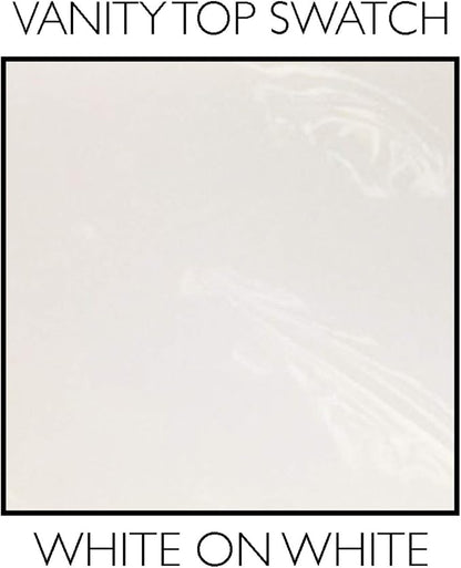Design House Single Sink Vanity Top, 61", Ivory | With Backsplash, , Countertop, Classic, Cultured Marble, Bath, 597419