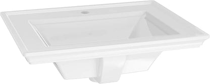 American Standard 1203001.020 Town Square S Countertop Sink, Center Hole, White