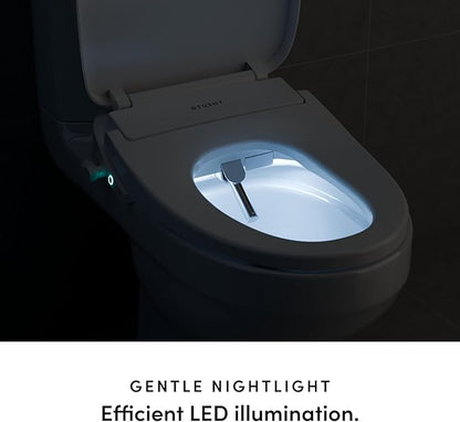 TUSHY Cloud+ Electronic Bidet Heated Toilet Seat | Intelligent Remote w/Personal Settings, Instant Warm Water, Heated Seat and Air Dryer, Automatic Deodorizer (Night Light & Soft Close), Elongated