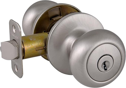 Design House 753327 Cambridge Keyed Entry Door Knob Satin Nickel