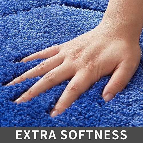 COSY HOMEER Non-Slip Bath Mat Extra Thick Absorbent Plush Washable