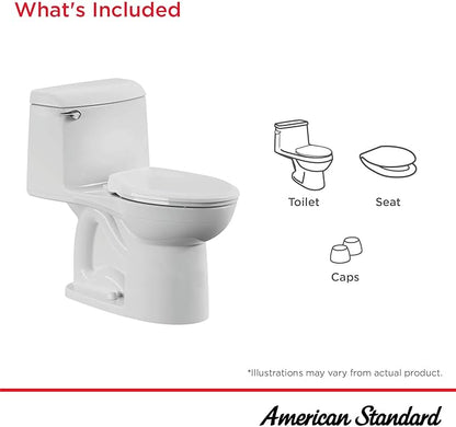 American Standard 2034314.020 Champion 4 One-Piece Toilet with Toilet Seat, Elongated Front, Chair Height, White, 1.6 gpf (Pack of 3)