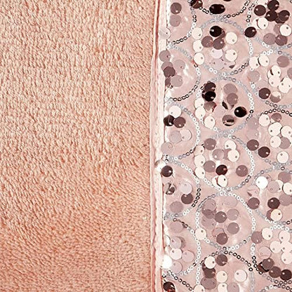 Zahari Home Sinatra Modern Bathroom Rug Classic Luxury Bath Rug Contemporary Decor Pink Bath Mat for Shower Unique Design Stylish Blush Bathroom Rug Bath Shower Tub Decor Bling Blush