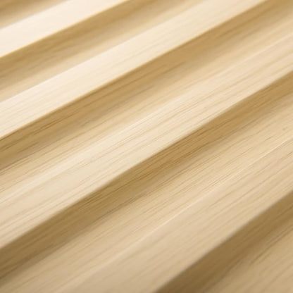 Art3d Fluted Slat 3D Wall Panels, Drop Ceiling Tiles, 12-Pack, Oak | 24" x 48" , Lightweight, Break-Proof, Compatible with Grid System, Ideal for Home, Commercial Spaces