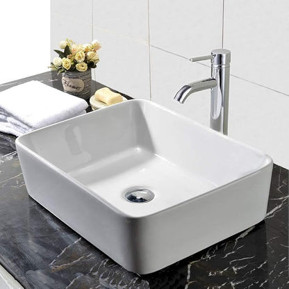 60" Double Vanity (2 * 24" Vanity,2* Porcelain Vessel Basin Sink,1 * 12" Side Cabinets),Double Bathroom Vanity Top with Porcelain White Sink, Faucet Drain Parts Include,Mirror Not Included