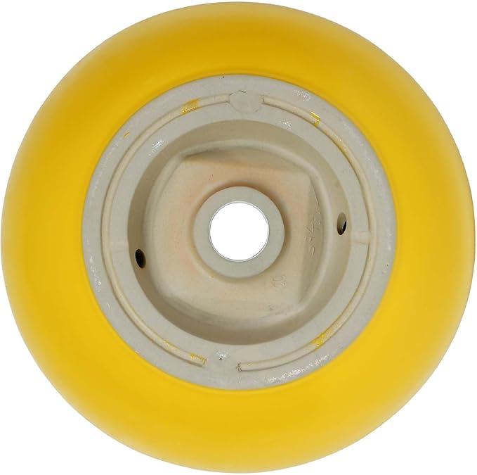 Fine Fixtures Bathroom Sink - 16 Inch Round Ceramic Vessel Sink, Modern Textured Interior Bowl Design, Perfect Sink for Bathroom Vanity, Yellow Wash Basin