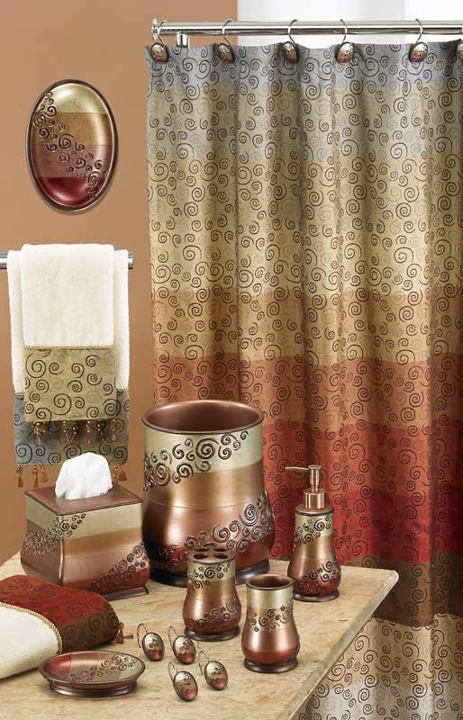 Zahari Home Miramar 3 Piece Bath Towel Set - Modern Decor, Unique Design, Multi Color Towel Set