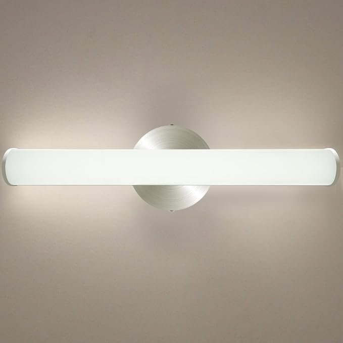 LED Vanity Light, 12W 17.3in Bathroom Vanity Lamp 1200LM Bathroom Lighting Fixture Wall Lamp Make-up Mirror Front Light, 4000K Natural White