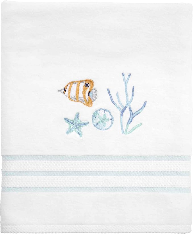 Avanti Linens - Bath Towel, Soft & Absorbent Bathroom Essentials, Sealife Home Decor (Ocean Friends Collection)