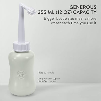 Peri Bottle - Portable Bidet Kit - Travel Perineal Wash Handheld Squeeze Bottles - Postpartum and Labour Essentials for Women - Post Birth Spray Care After Childbirth - Gray