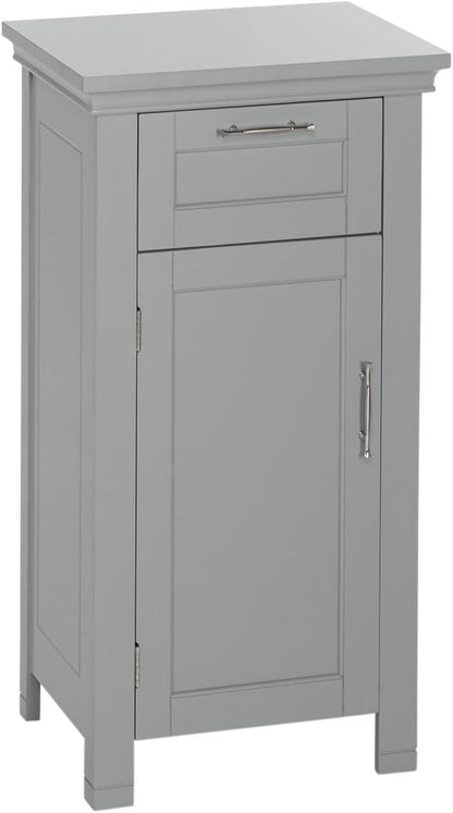 RiverRidge 06-076 Home Somerset Collection Single Door Floor Cabinet, Gray, No Size,Grey