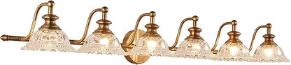 45" Bathroom Light 6 Light Vanity Light Fixtures (Exclude G9 Bulb) Vanity Lights for Bathroom