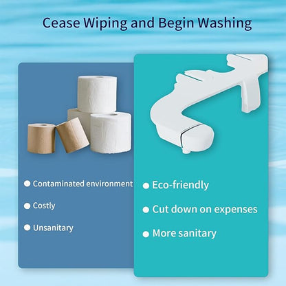Bidet Attachment,Non-Electric Ultra-Slim Bidet Attachment for Toilet Seat,Adjustable Water Pressure,Compatible with various Toilet Types, Easy to Install
