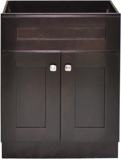 Design House Brookings Bathroom Vanity, 30", Espresso | Adjustable Hinges, Freestanding, Contemporary/Modern, Wood, Bath, 586982