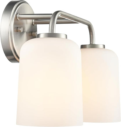 ML Lighting 214202-BN Laphia 14" Wide 2-Light Vanity - Brushed Nickel