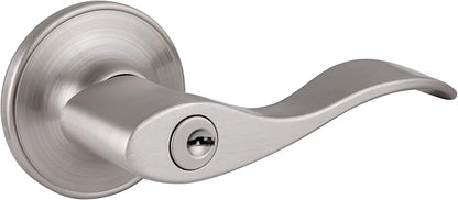 Design House 700500 Springdale Keyed Entry Door Lever Satin Nickel