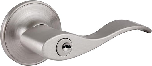 Design House 700500 Springdale Keyed Entry Door Lever Satin Nickel