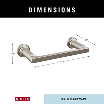 DELTA FAUCET 78908-SS Tetra 8 in. Hand Towel Bar Bath Hardware Accessory in Stainless Steel (Pack of 3)