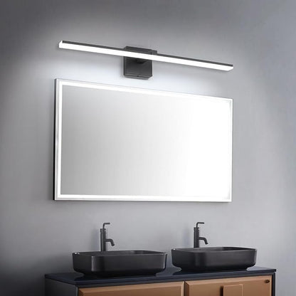 40in Bathroom Light Fixtures Black Modern LED Vanity Lights Bar for Bathroom 5CCT Dimmable 28W Lighting Fixtures for Bath Wall