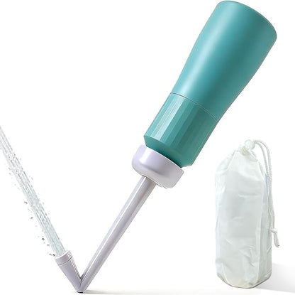 Portable Bidet for Travel Peri Bottle Postpartum Handheld Bidet sprayers, Retractable Nozzle, Storage Bag, Leak-Proof, FDA & CE Certified, 350ml