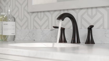 Pfister Weller Bathroom Sink Faucet, 8-Inch Widespread, 2-Handle, 3-Hole, Tuscan Bronze Finish, LG49WR0Y