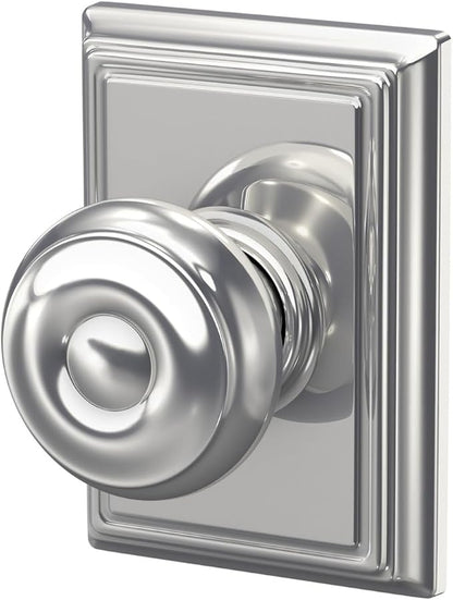 SCHLAGE Lock Company F10GEO625ADD Addison Collection SCHLAGE Passage Knob, Bright Chrome
