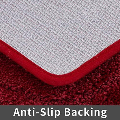 COSY HOMEER Non-Slip Bath Mat Extra Thick Absorbent Plush Washable