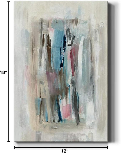 Renditions Gallery Canvas Wall Art Home Paintings & Prints Colorful Paint Splash Modern Abstract Wall Hanging Decorations Artwork for Bedroom Living Room Office Kitchen - 12"x18" LT02