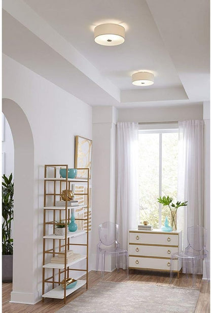 Progress Lighting P3696-0930K9 Close-to-Ceiling, Nickel, 6.00x13.00x13.00