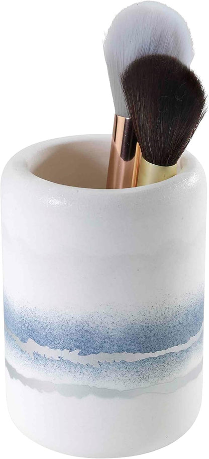 Avanti Linens - Tumbler, Resin Countertop Accessories, Marble Inspired Bathroom Essentials (Murano Collection)