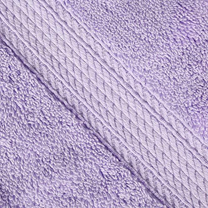 SUPERIOR Egyptian Cotton Ultra Plush & Absorbent, 8 Piece Set, Purple