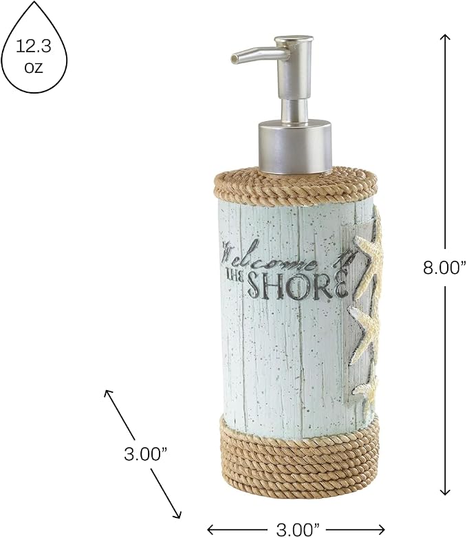 Avanti Linens - Lotion Pump, Coastal Home Decor, Beachcomber