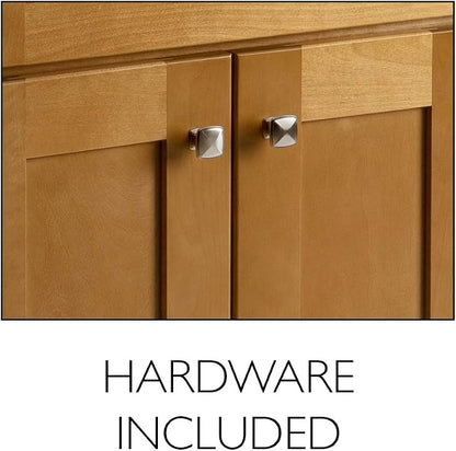 Design House Brookings Bathroom Vanity, 24", Modern Birch | Adjustable Hinges, Freestanding, Contemporary/Modern, Wood, Bath, 587105
