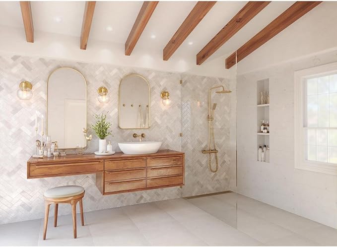 Progress Lighting P300049-163 Hansford Bath & Vanity, Vintage Brass