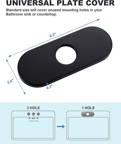 Modern Bar Sink Faucet, Single Handle Bathroom Kitchen Sink Faucet, 1 Hole Wet Bar Sink Faucet with 360°Swivel Spout for bar RV Laundry Farmhouse, Matte Black