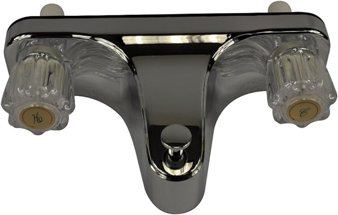 Danco Mobile Home RV Tub Shower Off-Set Faucet, 8 in, Chrome (33055X)