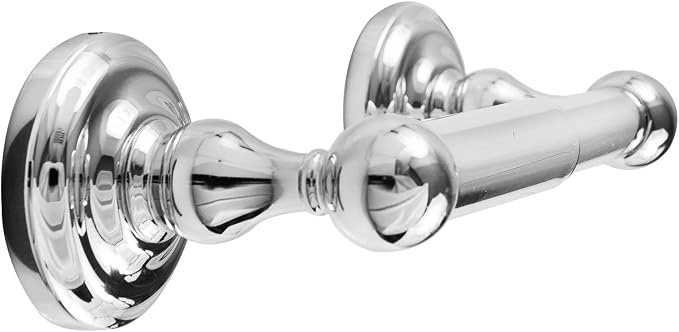 SENTO ROBIKI Bathroom Accessories Set, Bath Hardware, Includes Robe Hook, Toilet Paper Holder, Towel Ring, 18” & 24” Towel Bar, Duty Metal Bath Hardware Set Wall Mounted (5-Piece, Polished Chrome)