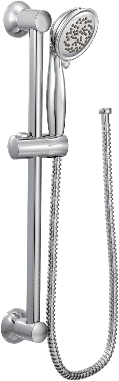 Moen Envi Chrome Eco-Performance Handheld Shower with 30" Slide Bar, 3863EP